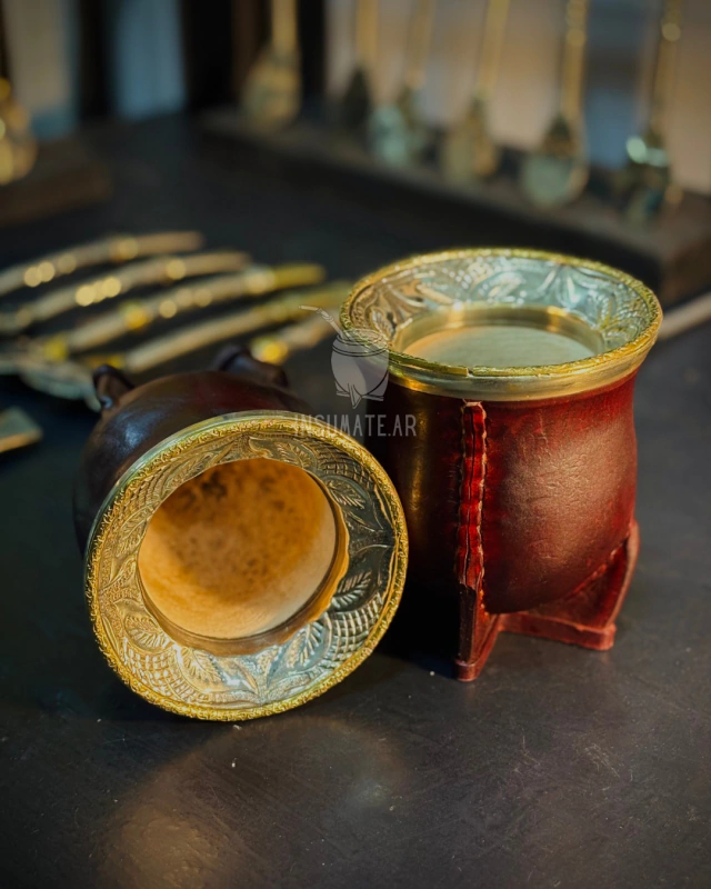 Camionero uruguayo virola inclinada con caña de bronce