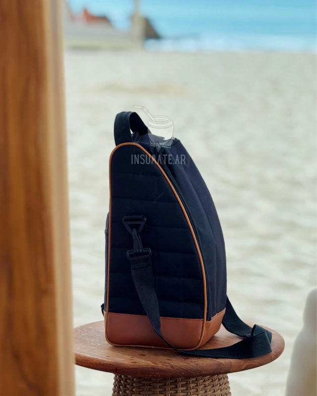 Portatermo de cordura con doble cierre