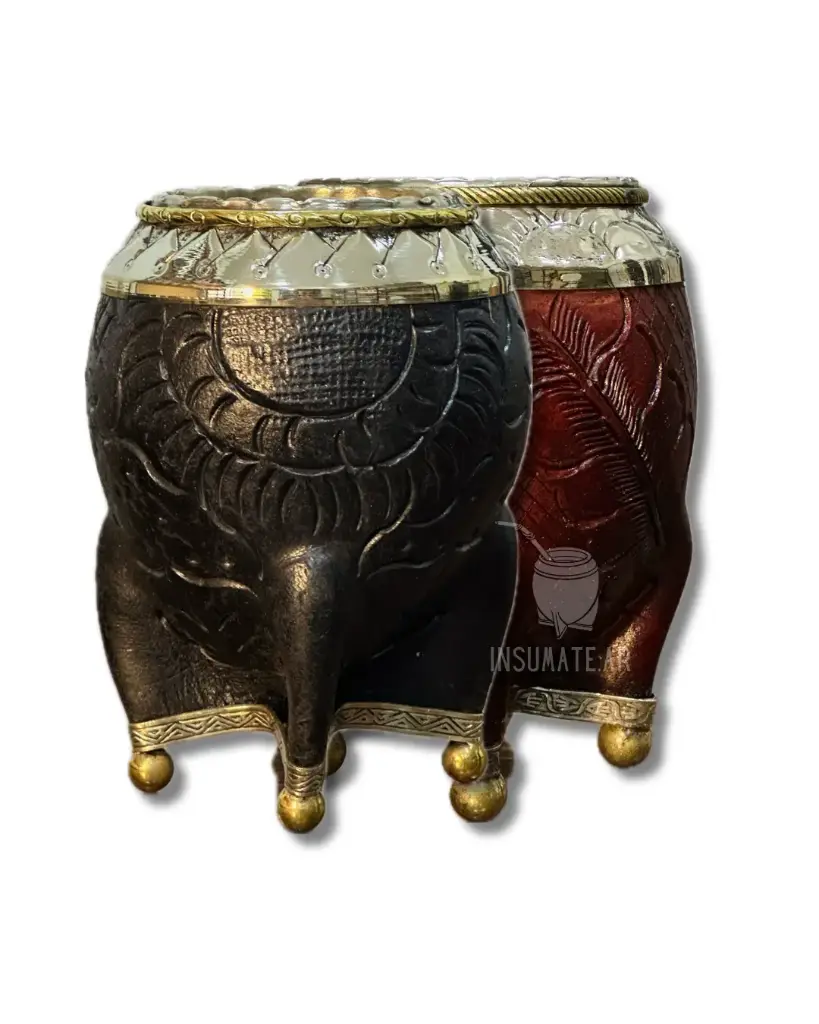 Torpedo repujado con base y bolitas