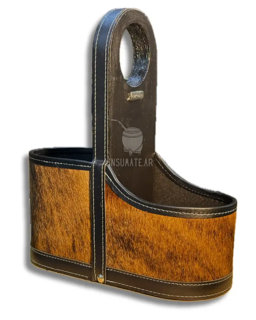 Canasta charrua con pelos 