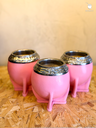 Torpedo premium acero cincelado PINK