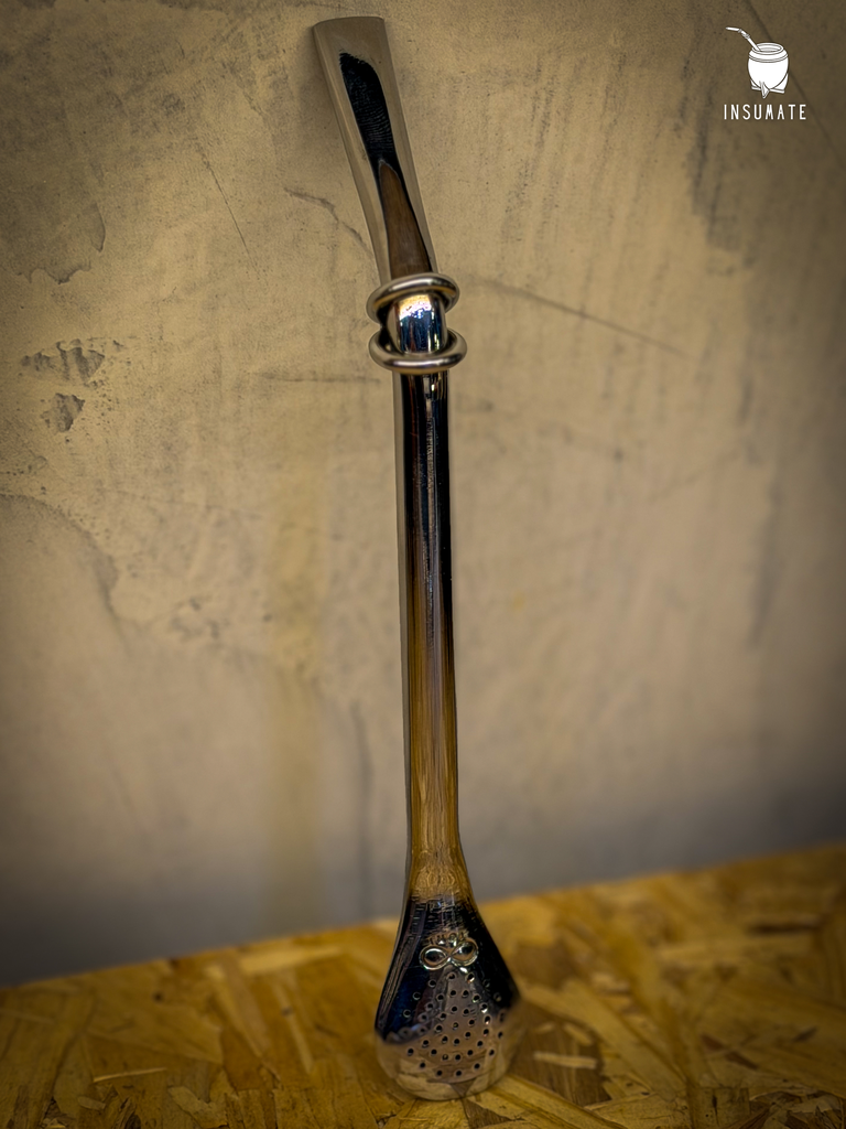 Bombillon Infinito Acero quirúrgico (Doble aro)