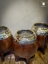 Torpedo PREMIUM cincelado al lacre nac. con caña de bronce y cuero avejentado