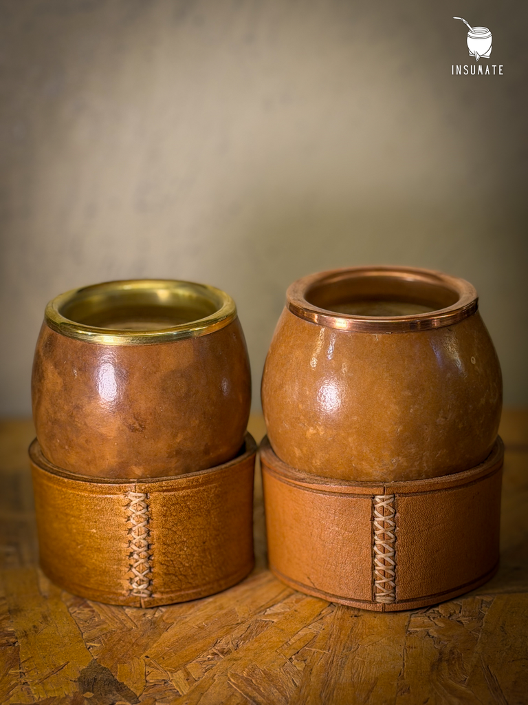 Mate criollo Casco Fino cobre/bronce