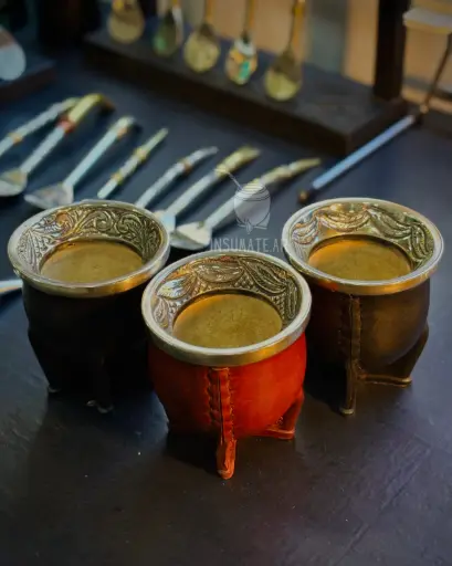 Camionero uruguayo virola inclinada cincelada al lacre