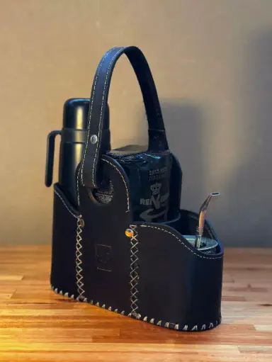 Canasta Faraón 100% cuero