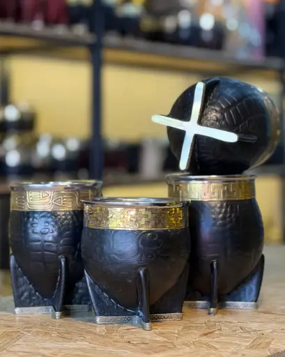 Imperial premium cuero croco con base completa y fleje de bronce 