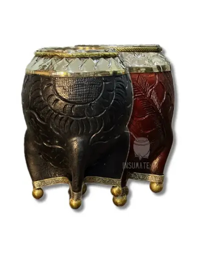 Torpedo repujado con base y bolitas