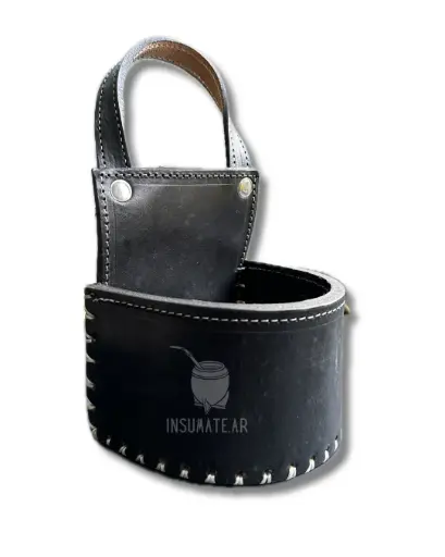 Portamate para auto 100% cuero