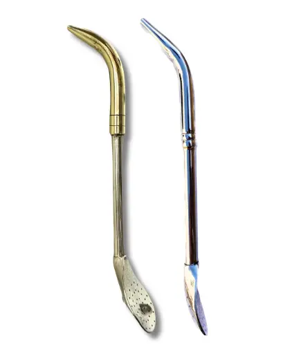 Bombilla pico de loro lisa alpaca 