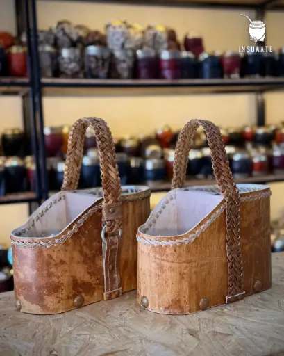 Canasta uruguaya TEJIDA